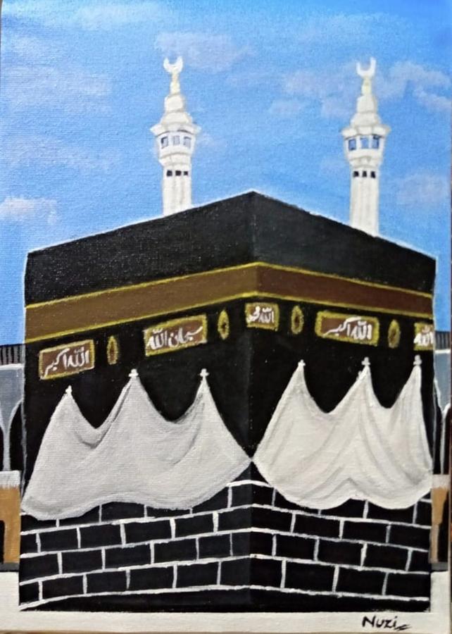 Holy Kabba Painting by Nuzhat - Fine Art America