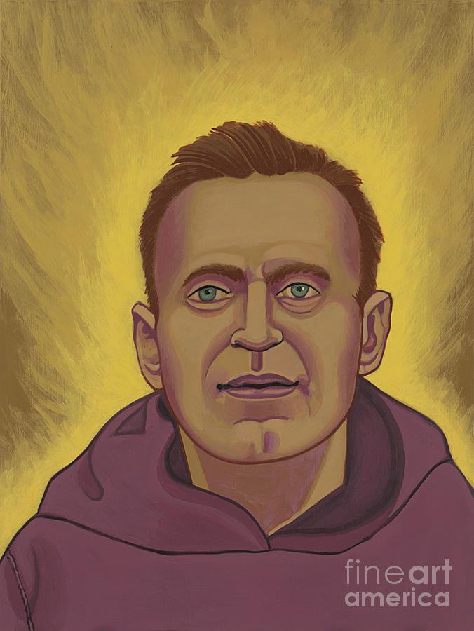 Holy New Martyr Alexei Navalny 340 Painting by William Hart McNichols