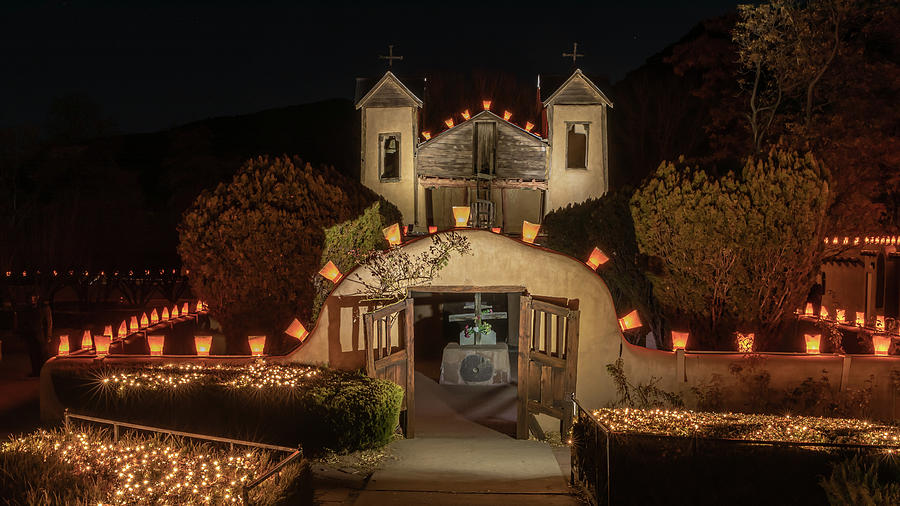 Holy Night - Santuario de Chimayo Photograph by Stephen Stookey