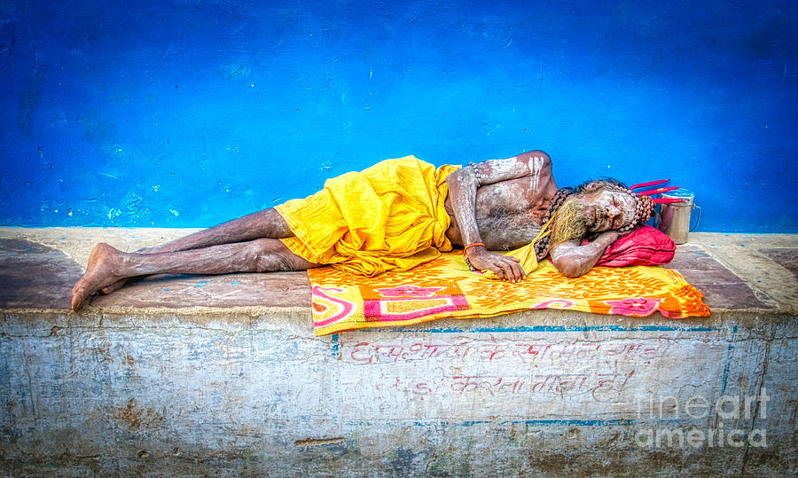 Holy Person from India Photograph by Stefano Senise