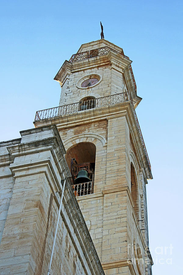 Holy Sacred Heart Church Bell Photograph by Munir Alawi