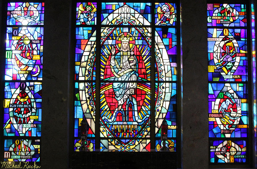 Holy Stained Glass Photograph by Michael Rucker
