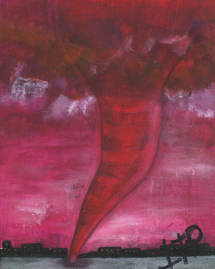 Holy Tornado Painting by Esoteric Gardens KN