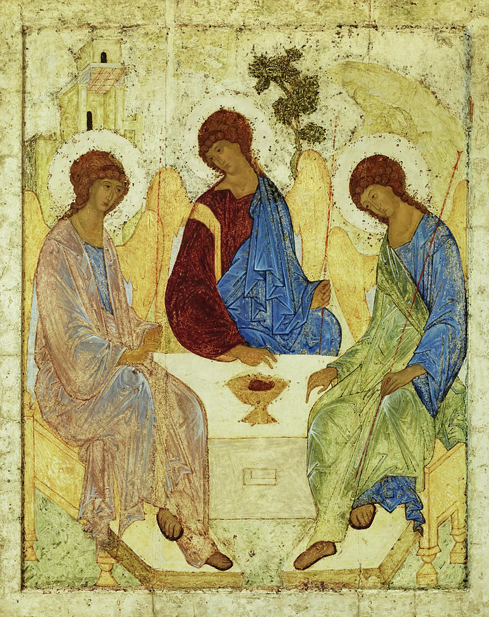 Holy Trinity, 1427 Painting By Andrei Rublev - Pixels