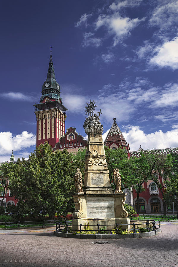 Holy Trinity monument in Subotica, Serbia Photograph by Dejan Travica Holy Trinity monument in Subotica, Serbia Photograph by Dejan Travica