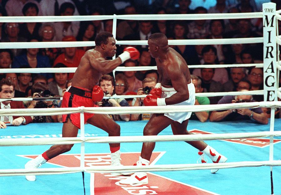 Holyfield V Douglas Photograph by Mike Powell