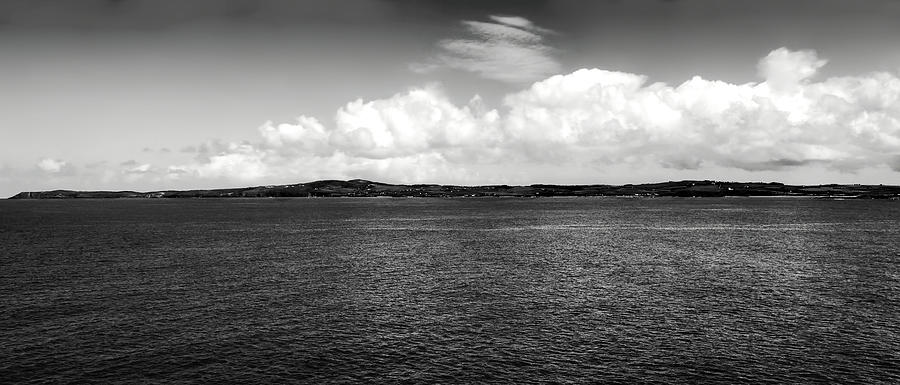 Holyhead by Sea - BW Photograph by Lexa Harpell