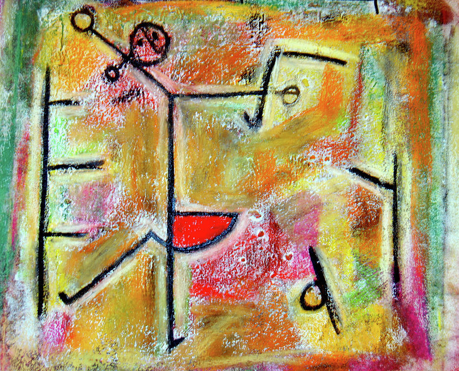 Homage to Klee Pastel by Larry Kanter - Fine Art America