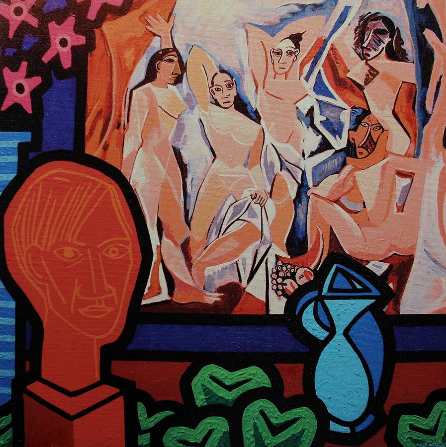 Still Life Painting - Homage To Picasso I by John  Nolan