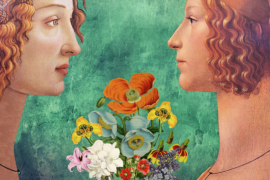 Homage to Sandro Botticelli Digital Art by Lorena Cassady