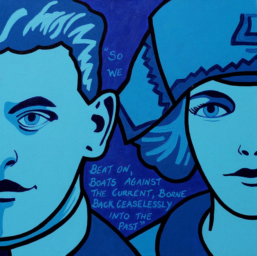 Homage to Scott and Zelda Fitzgerald Painting by John  Nolan