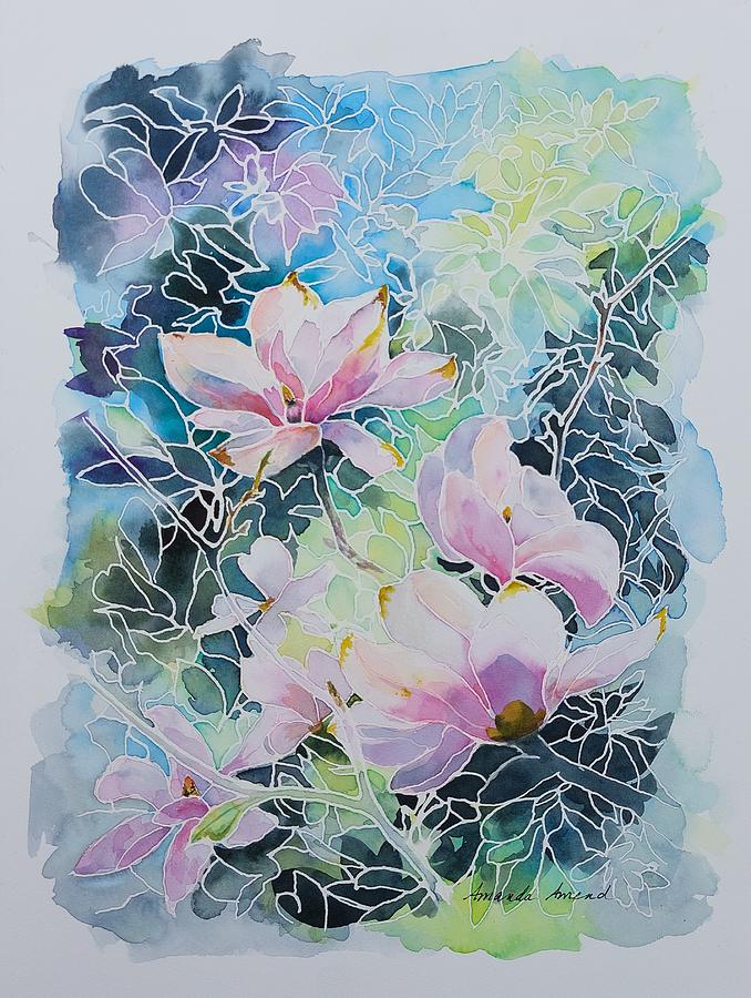Homage to Spring Painting by Amanda Amend