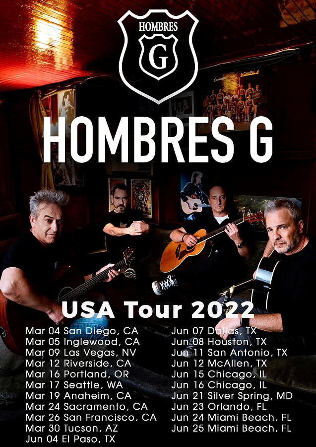 Hombres G Usa Tour Dates 2022 Ri80 Digital Art by Raisya Irawan Fine