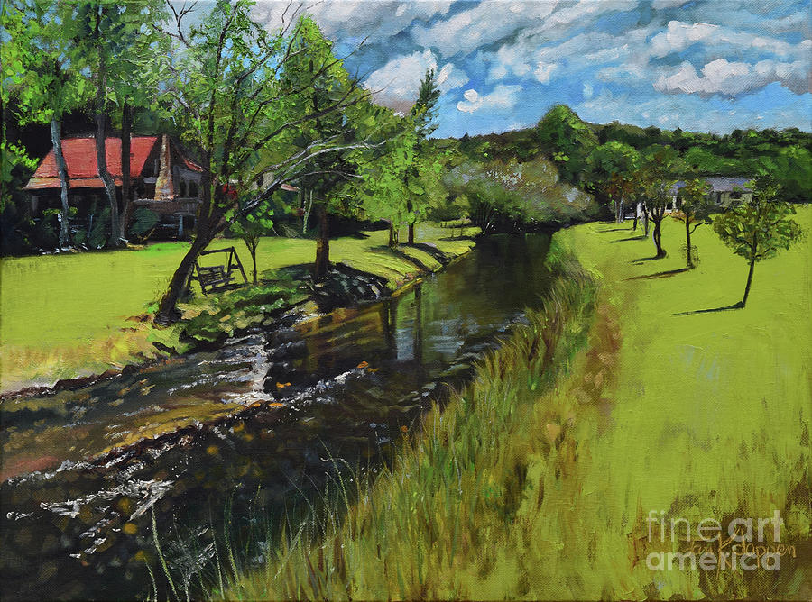 Home at Hidden Valley Painting by Jan Dappen