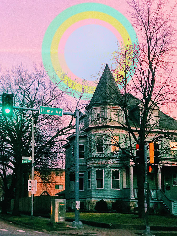 Home Ave Digital Art by Rachel Bernard Fine Art America
