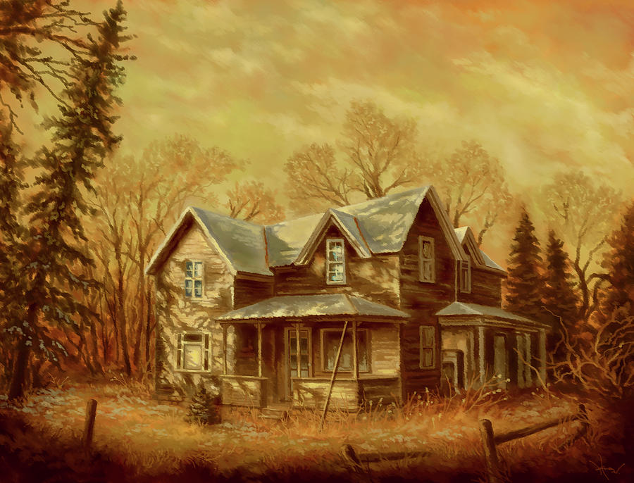 Home for the Holidays Painting by Hans Neuhart