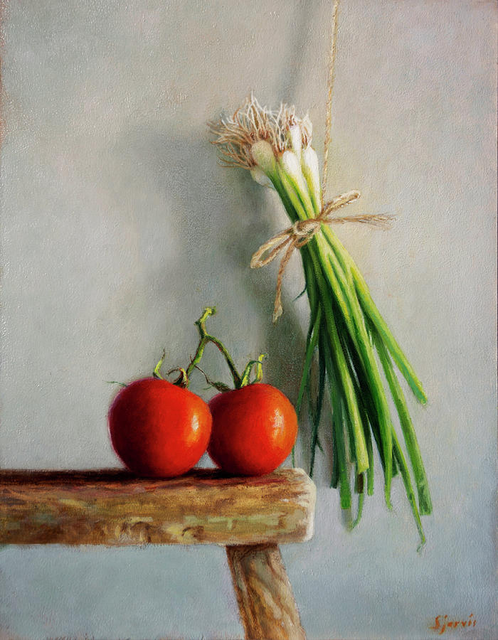 Vegetable Painting - Home Grown by Susan N Jarvis
