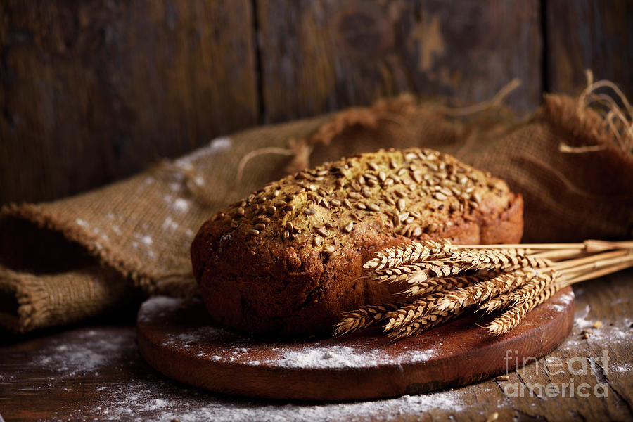 Home made bread Photograph by Jelena Jovanovic