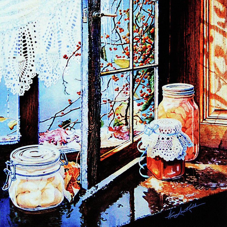 Home Made Preserves Painting by Hanne Lore Koehler