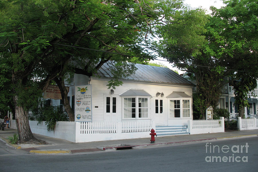 Home OF PAN AM's First office on Key West Photograph by Christiane ...