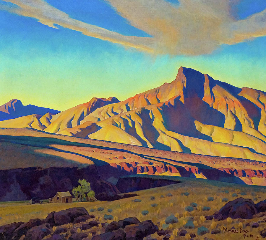 Native American Painting - Home of the Desert Rat, 1944 by Maynard Dixon