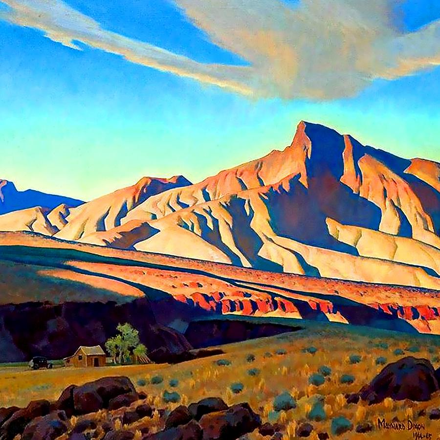 Mountain Digital Art - Home of the Desert Rat Western Art by Patricia Keith