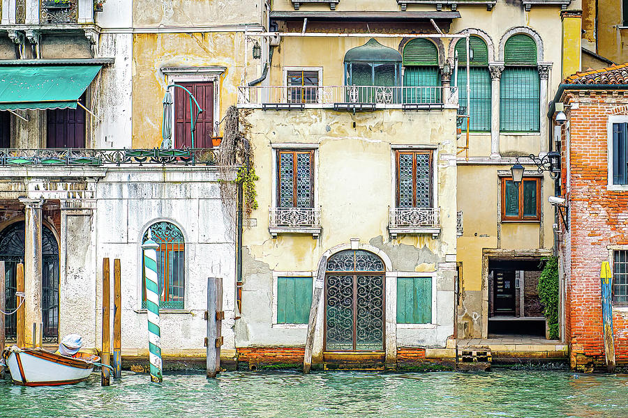 Venice Photograph - Home On The Grand Canal by Marla Brown