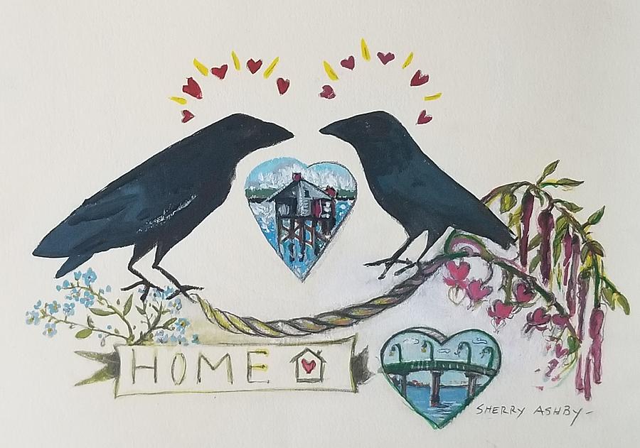Home  Painting by Sherry Ashby