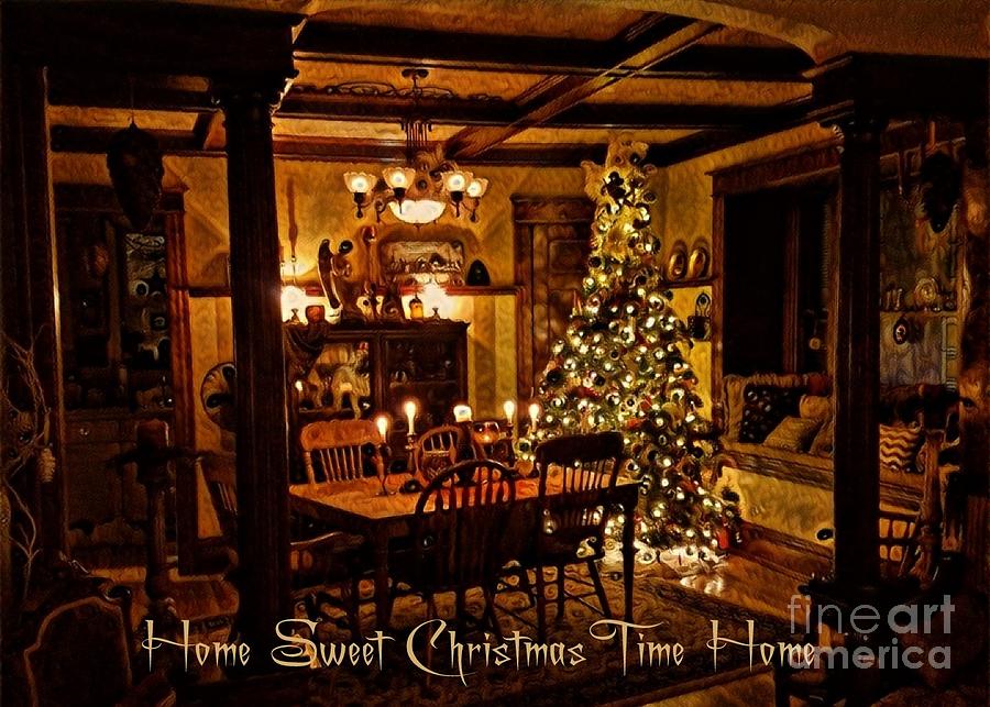 Home Sweet Christmas Time Home Photograph by Jodie Marie Anne Richardson Traugott          aka jm-ART