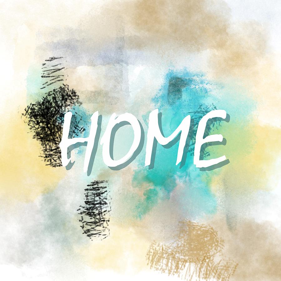 Home sweet home Abstract 70 Digital Art by Lucie Dumas