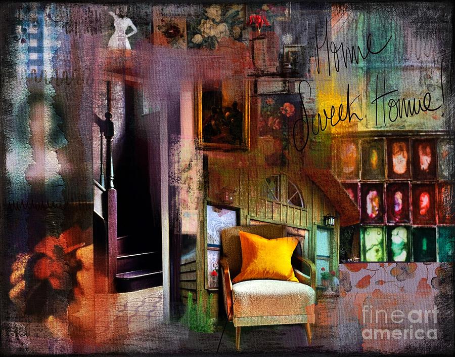 Home sweet home Digital Art by Nidigicrea Collages - Fine Art America