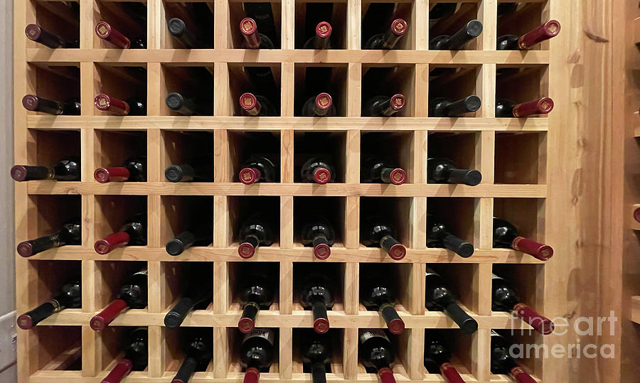 Home Wine Cellar Rack 6001 Photograph by Jack Schultz