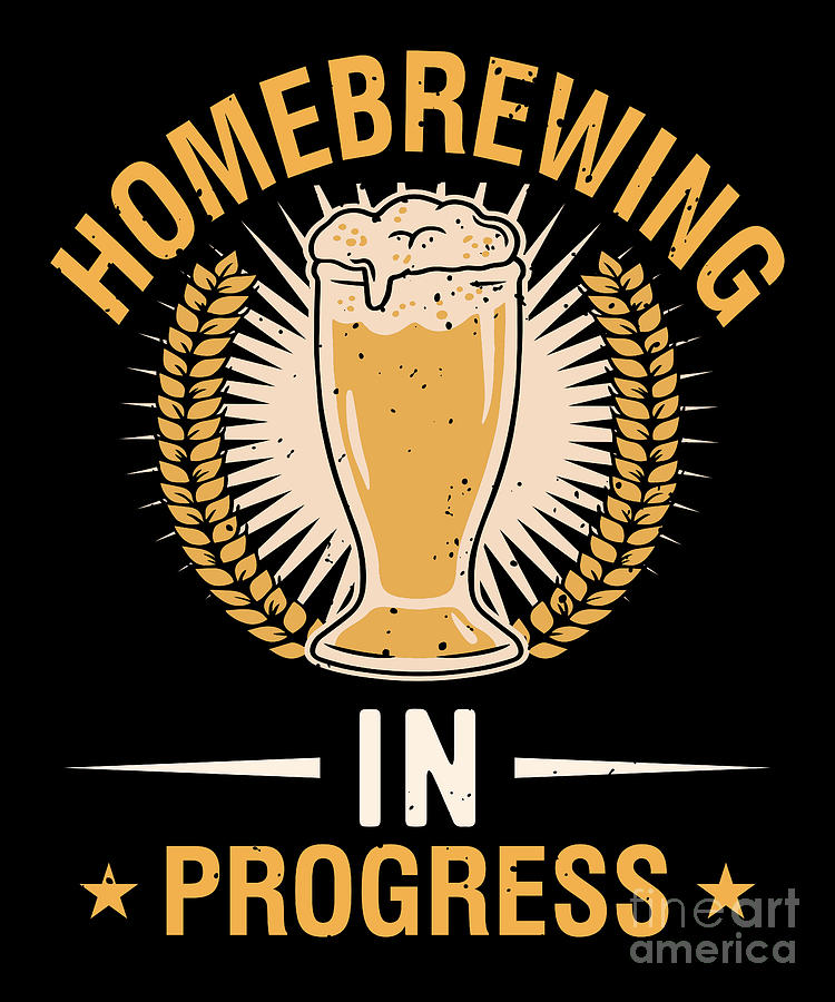 Homebrewing In Progress Beer Brewing Alcoholic Digital Art by TenShirt ...