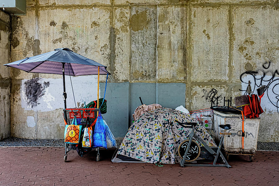 Homeless Encampment Photograph by Robert Ullmann