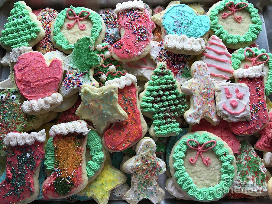 Homemade Christmas Cookies Photograph