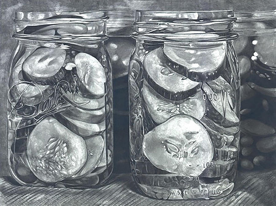 Homemade Pickles Drawing by William Lunsford Fine Art America