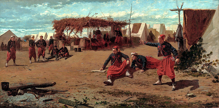 homer  winslow  Pitching Quoits Painting by Artistic Rifki