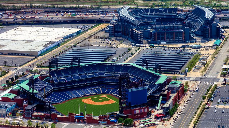 Homes Of The Philadelphia Eagles And Phillies Photograph by Mountain ...