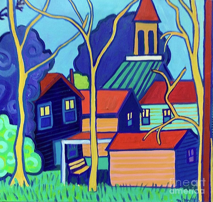 Hometown Painting by Debra Bretton Robinson
