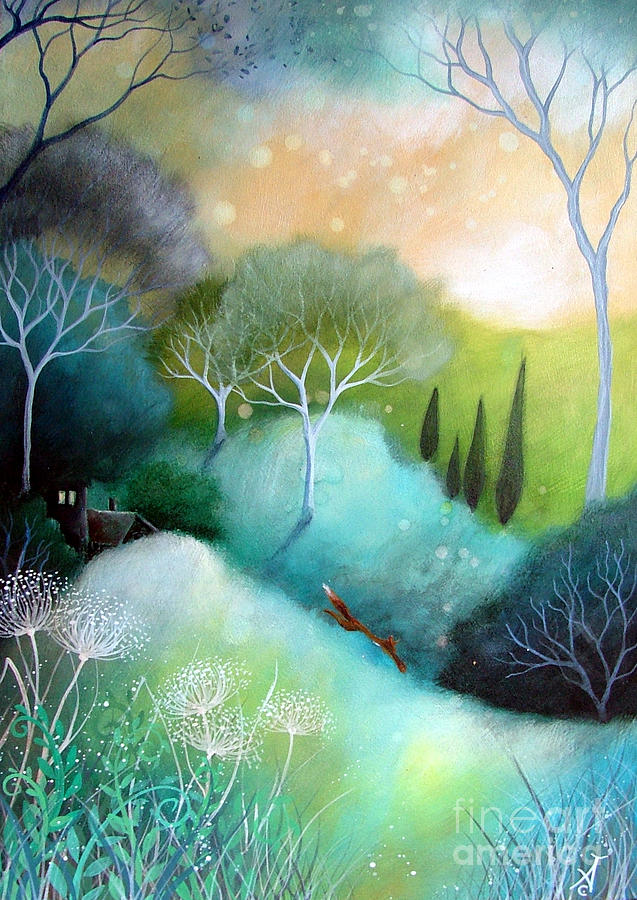Tree Painting - Homeward by Amanda Clark