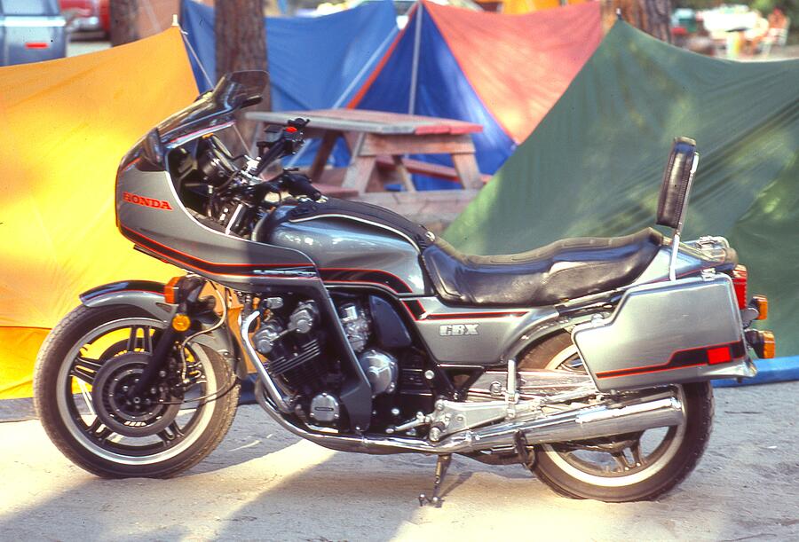 Transportation Photograph - Honda 1981 CBX Sport Touring Motorcycle by Lawrence Christopher