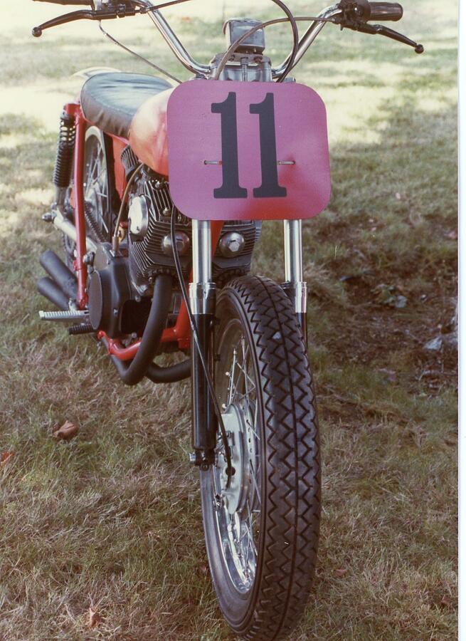 Vintage Motorcycle Photograph - Honda 250 Dirt Track Racer After Restoration by Lawrence Christopher