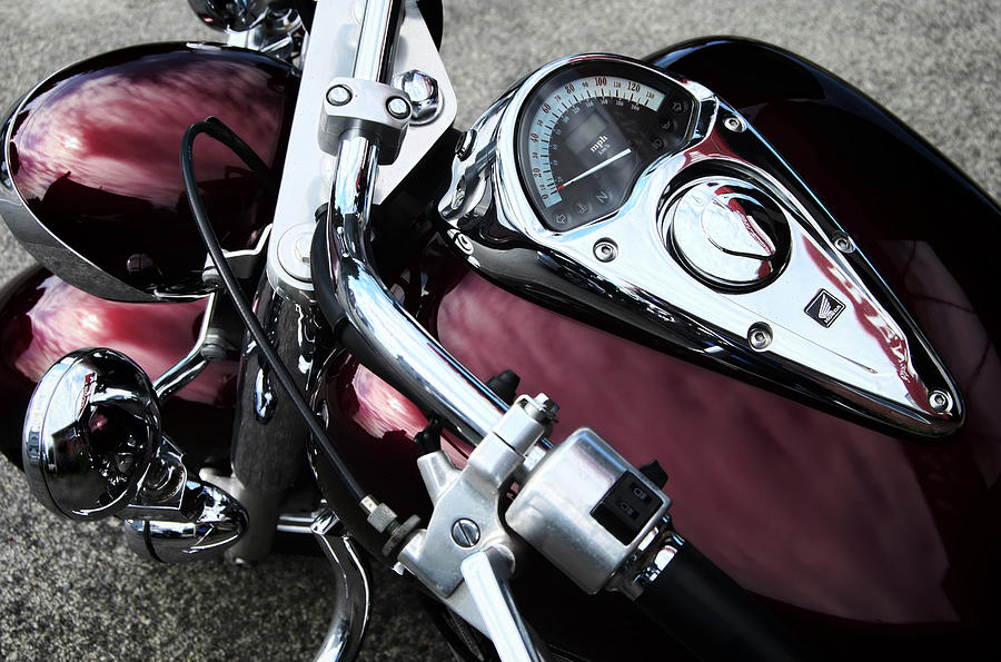 Honda Bike Tachometer Photograph By Alexandra S Photography