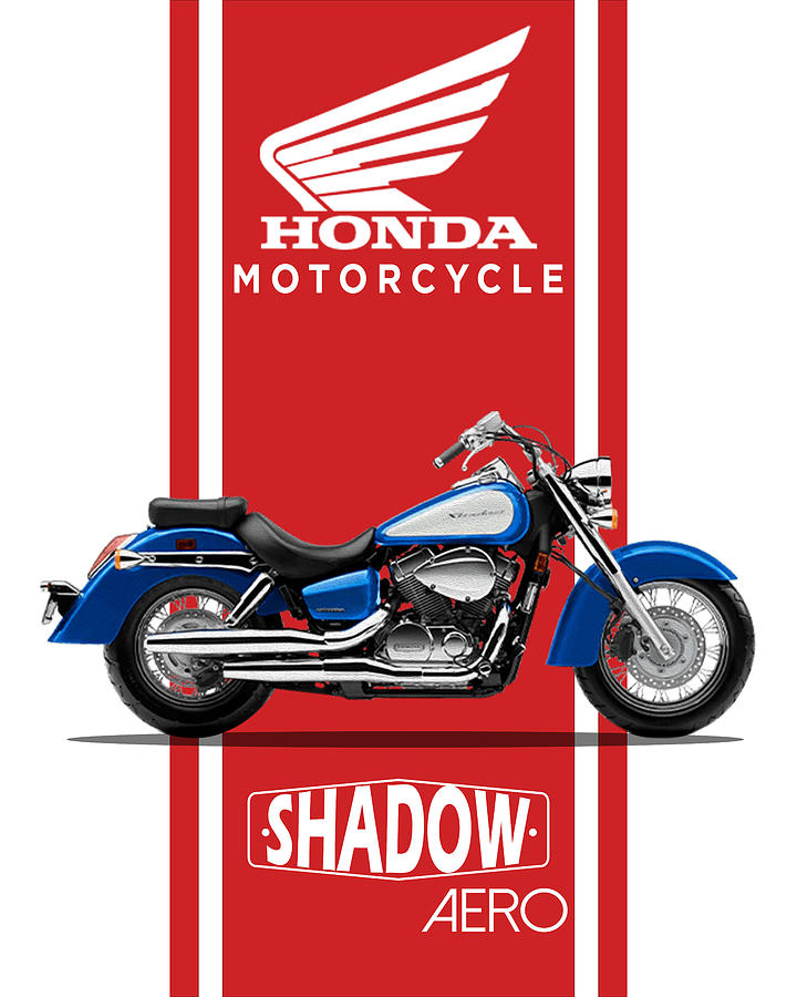 Honda shadow Aero Digital Art by Ramkumar GR Fine Art America