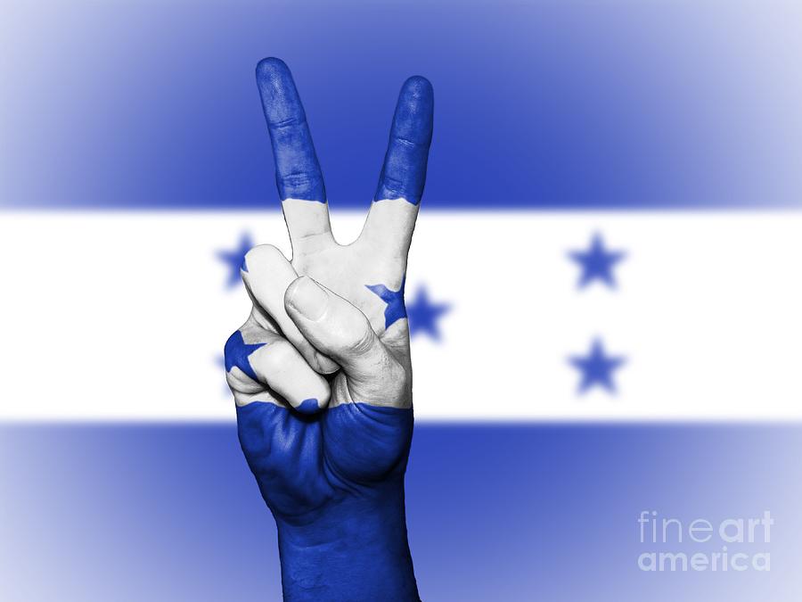 Honduras - Torn Flag - Tattoo Greeting Card by WdiCreative