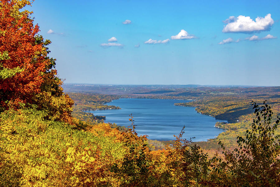 Honeoye Lake in Fall - 2 Photograph by Colin McCready - Pixels