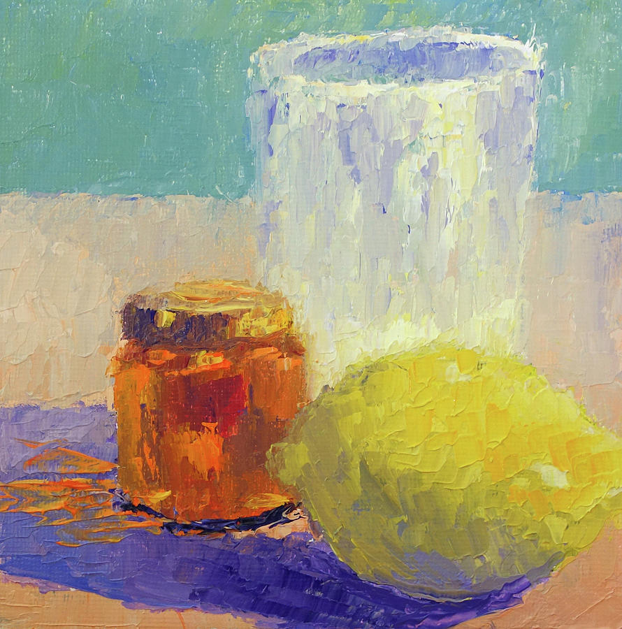Honey Jar Painting by Terry Chacon