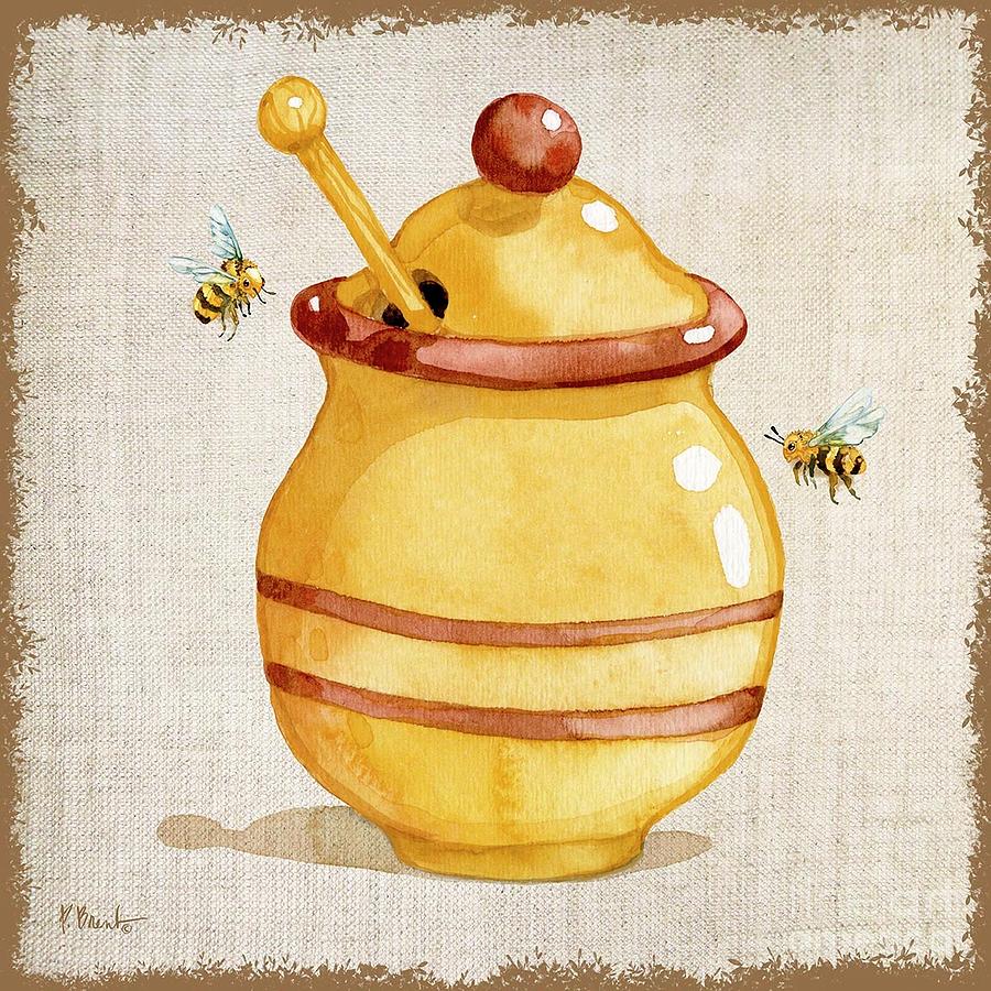Watercolor Painting - Honey Pot I by Paul Brent