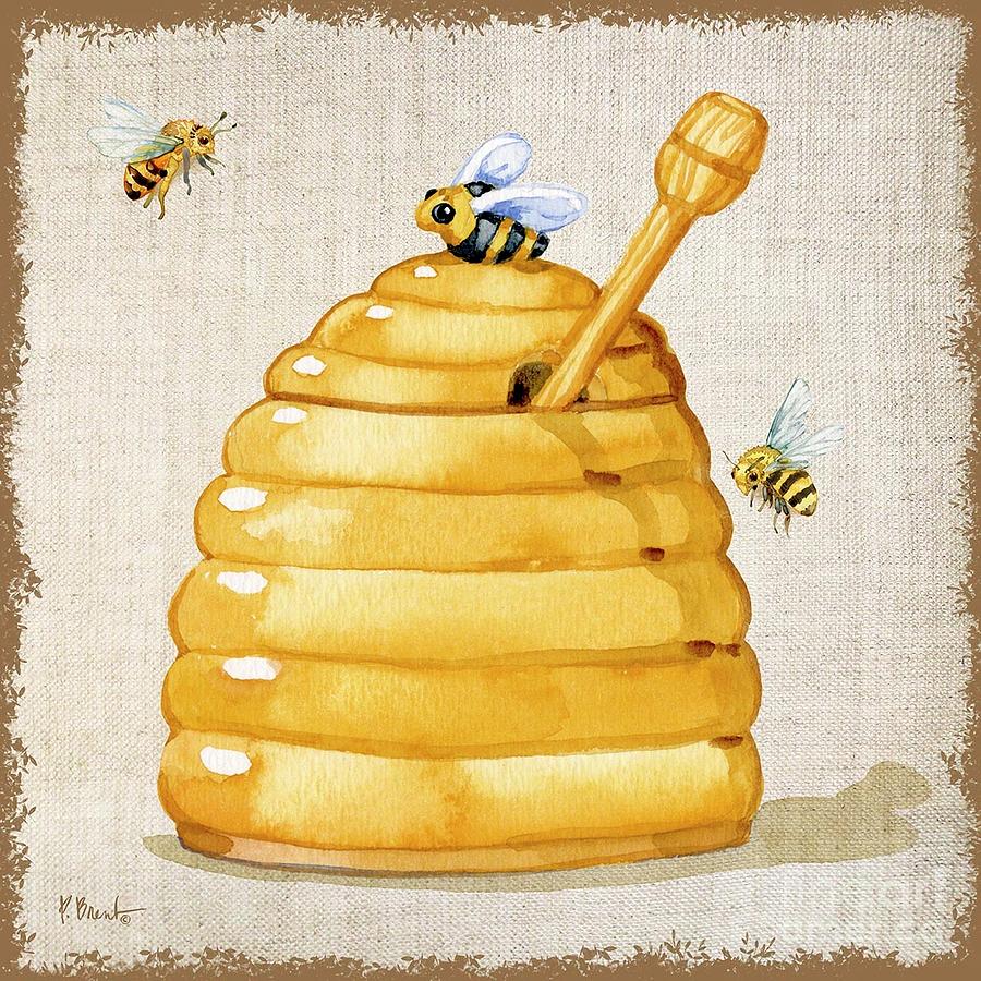Watercolor Painting - Honey Pot IV by Paul Brent