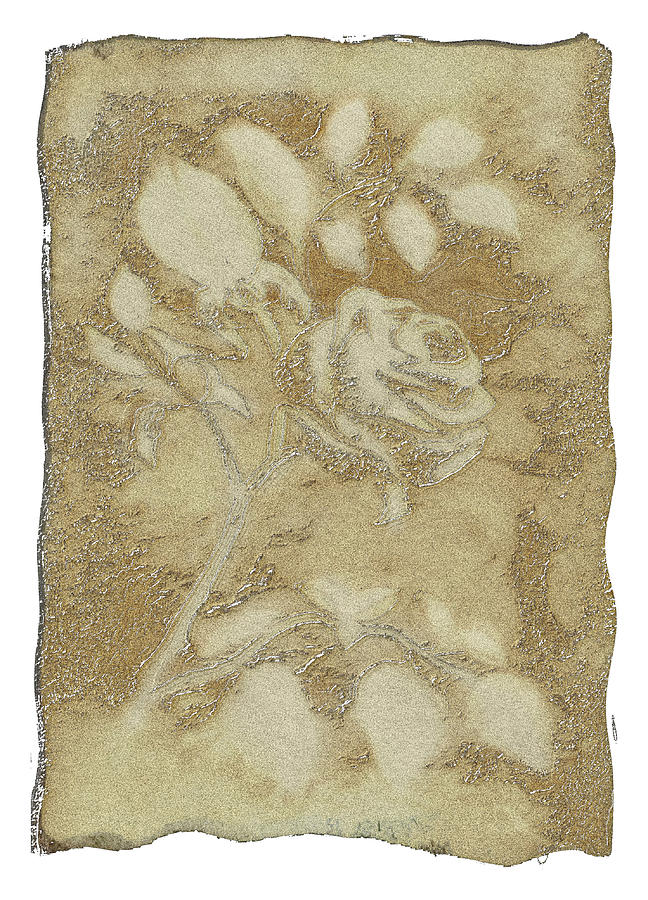 Honey Rose Fossil Digital Art Digital Art by Delynn Addams